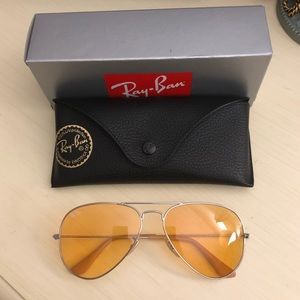 BRAND NEW RAY-BAN EVOLVE AVIATOR LARGE METAL